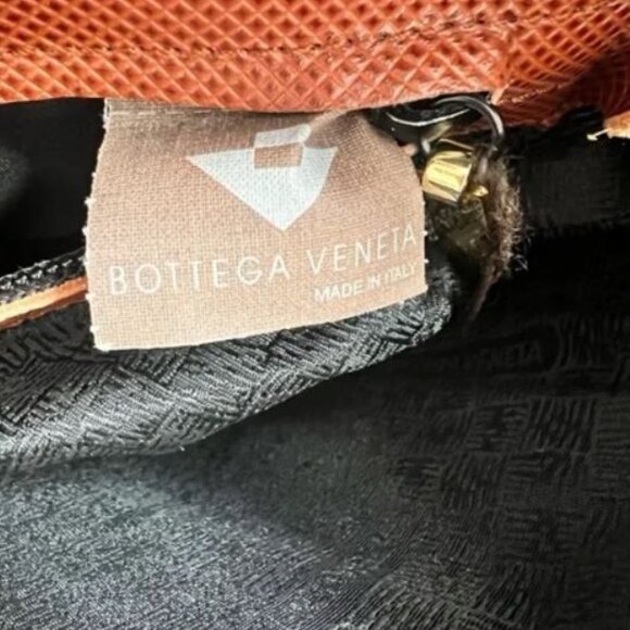 Vintage BOTTEGA VENETA Black Leather Shoulder Bag - Picture 4 of 4